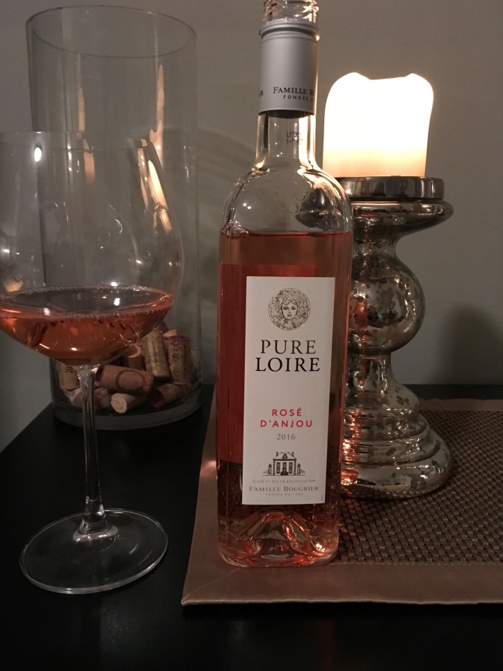 Rose dAnjou Bottle and Glass