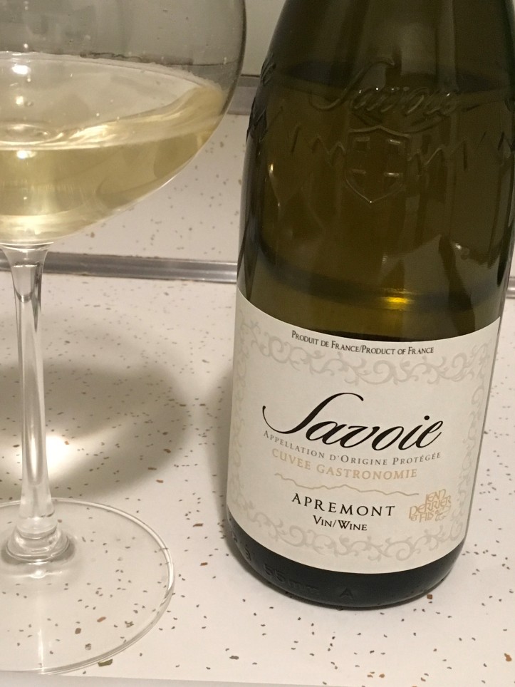 Savoie Apremont Bottle and Glass